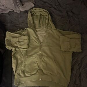 Brandy Melville Olive Green Hoodie